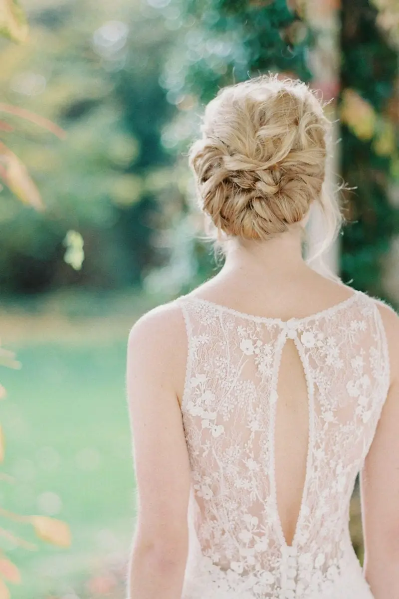 chignon mariée